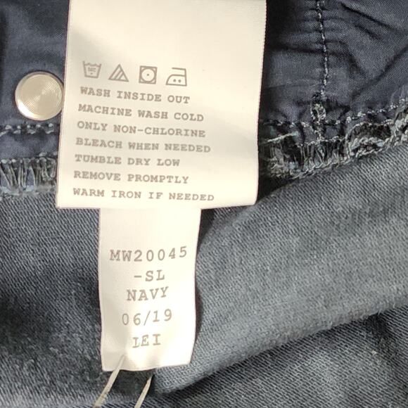 Red Ale By Alesbury Pants Mens 32/34 Navy Blue Slim Straight Bedford Corduroy - Picture 7 of 12